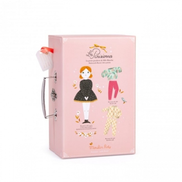 Moulin Roty The Little Wardrobe Suitcase - Les Parisiennes