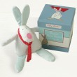 Rufus Rabbit Musical Boys Cot/Pram Toy