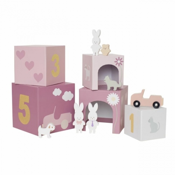 Jabadabado Stacking Cubes - Bunny