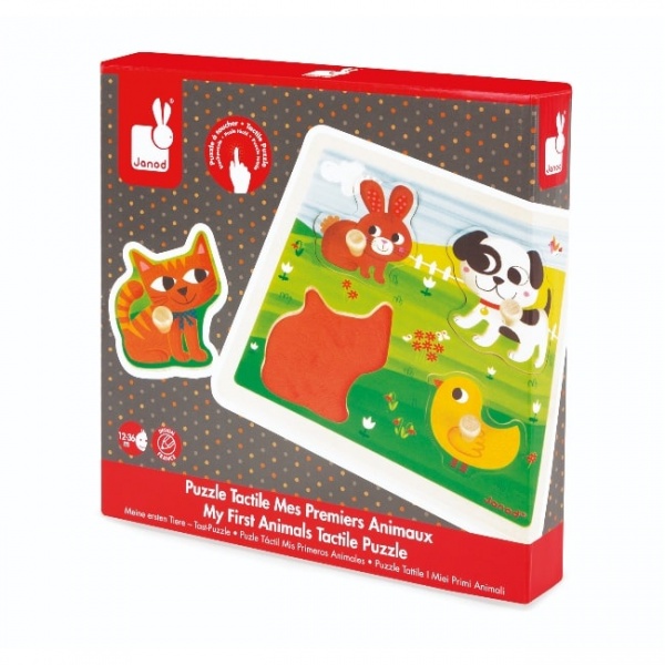 Janod Tactile Puzzle My First Animals