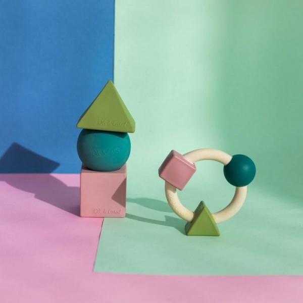 Oli & Carol Bauhaus Movement Geometric Figures - Pastel