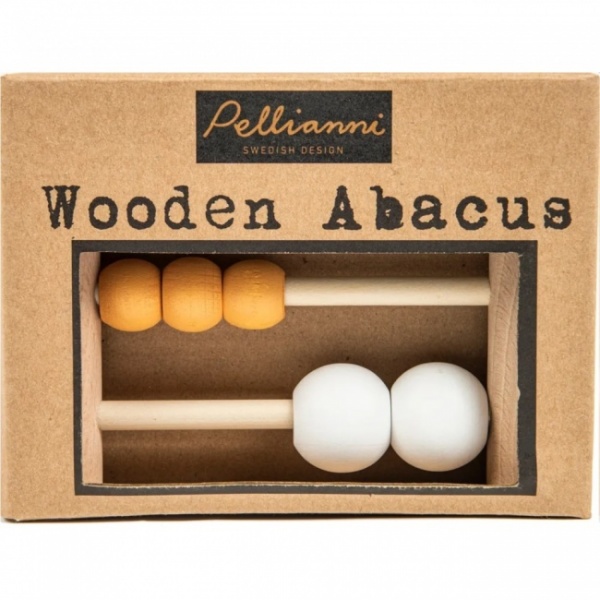 Pellianni - Wooden Abacus - Mustard
