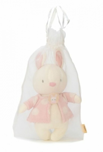 Ragtales Knitted Pink Rabbit