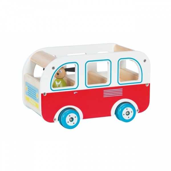 Moulin Roty Wooden Bus With Julius