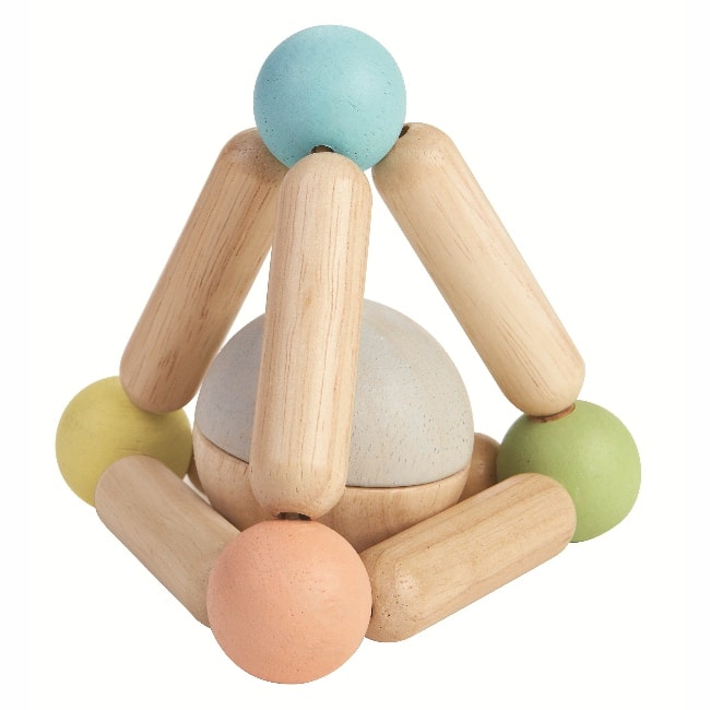 Plan Toys Triangle Clutching Toy - Pastel